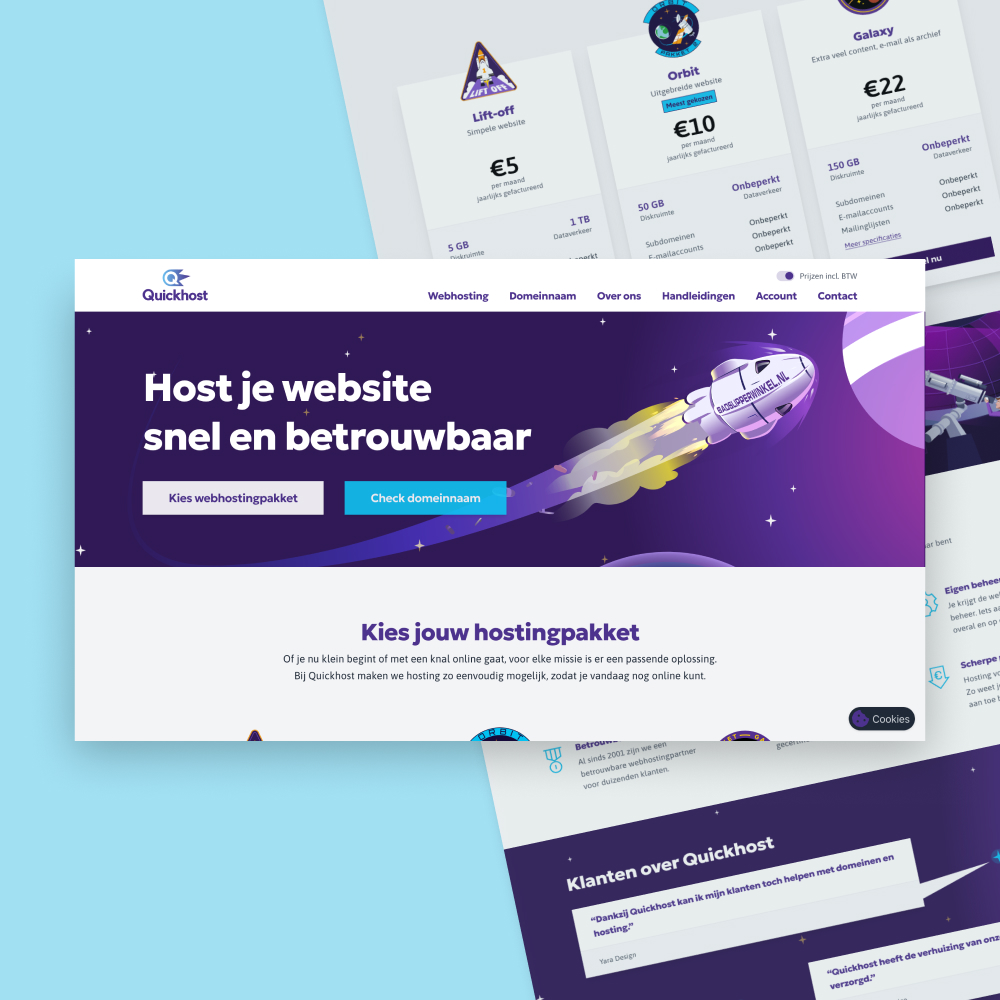 Quickhost website